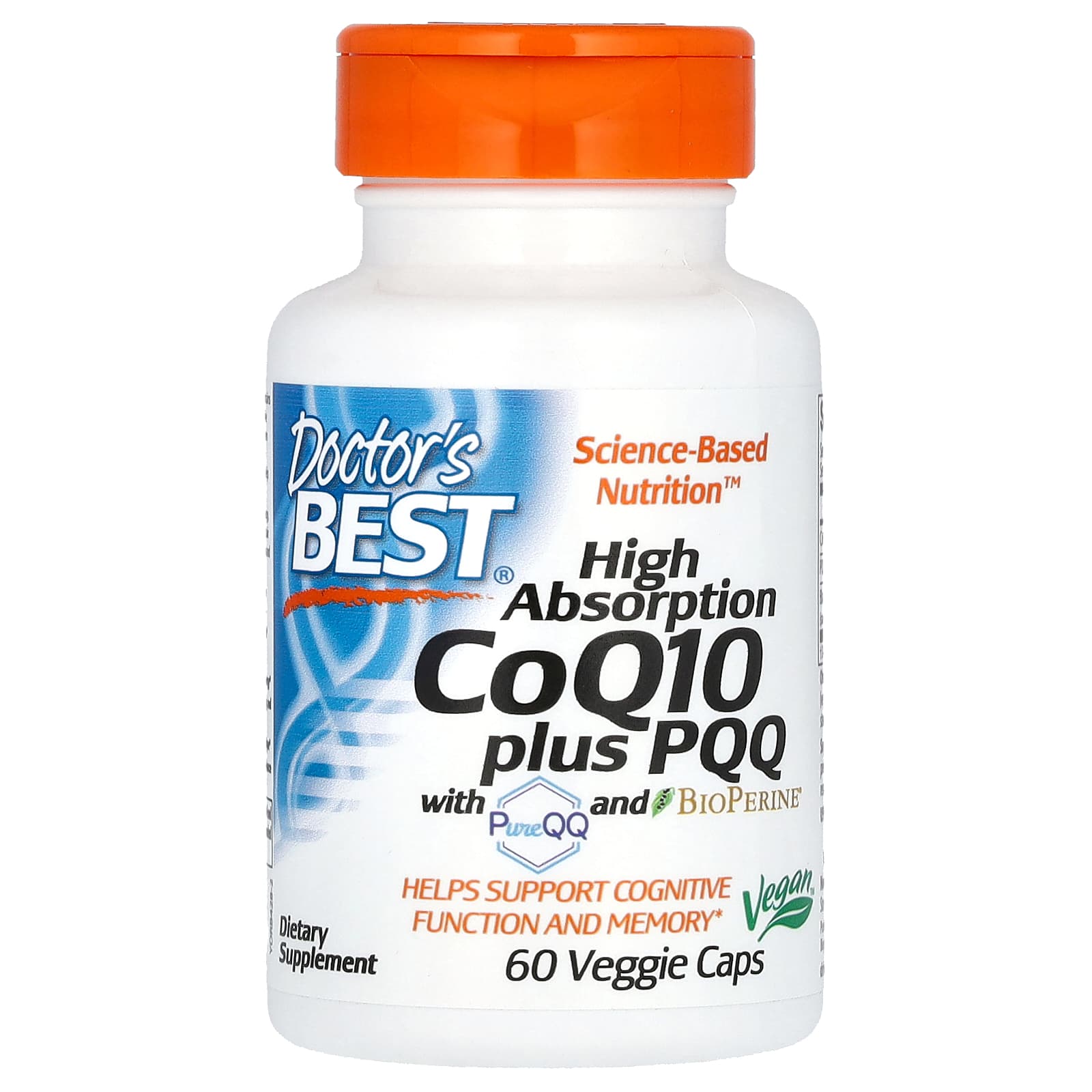 Doctor's Best CoQ10 + PQQ 60 капсул
