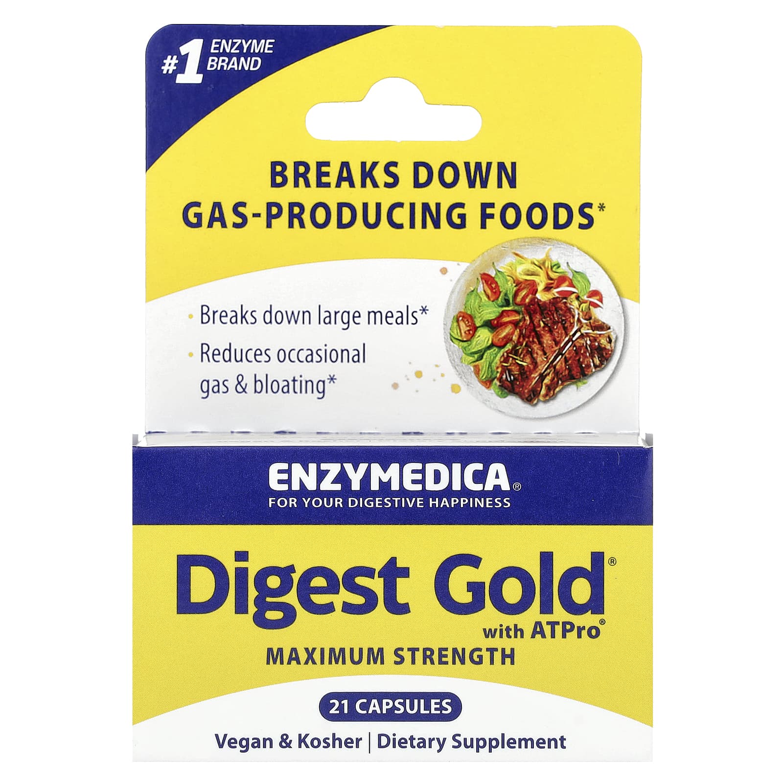 Enzymedica Digest Gold ATPro 21 капсула