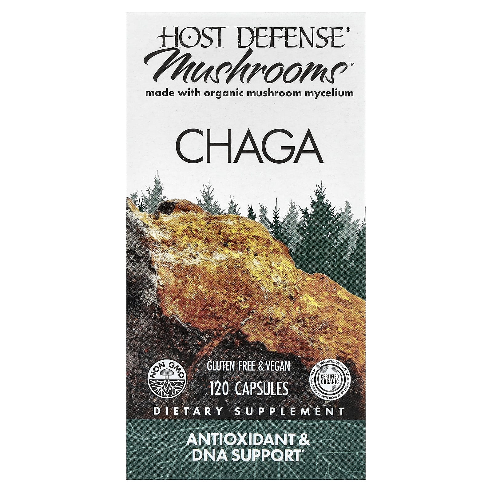 Host Defense Чага 120 капсул