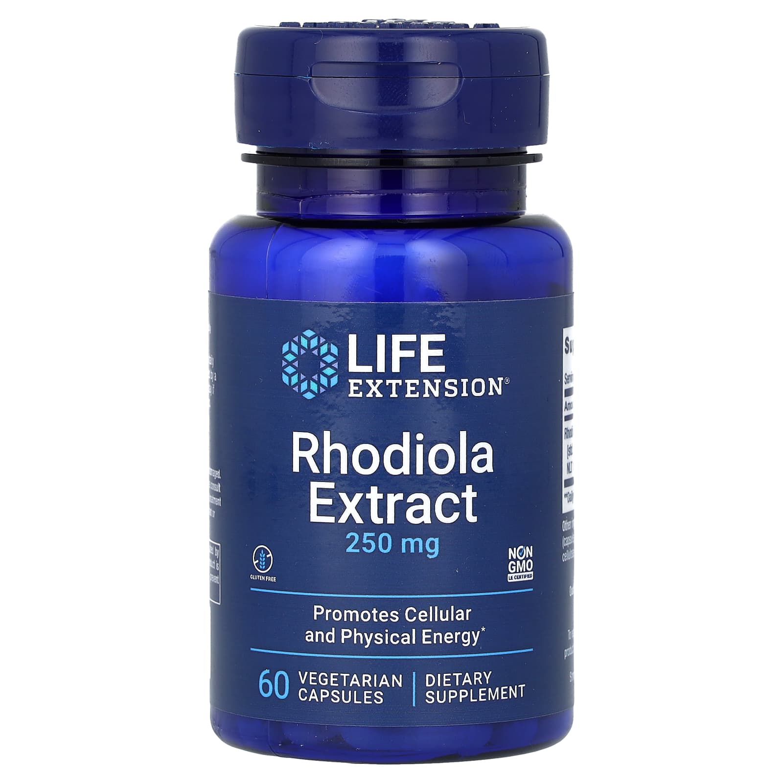 Life Extension Rhodiola Extract 250 мг 60 капсул