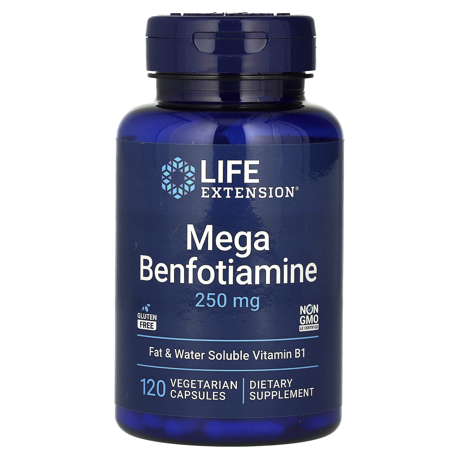 Life Extension Mega Benfotiamine 250 мг 120 капсул