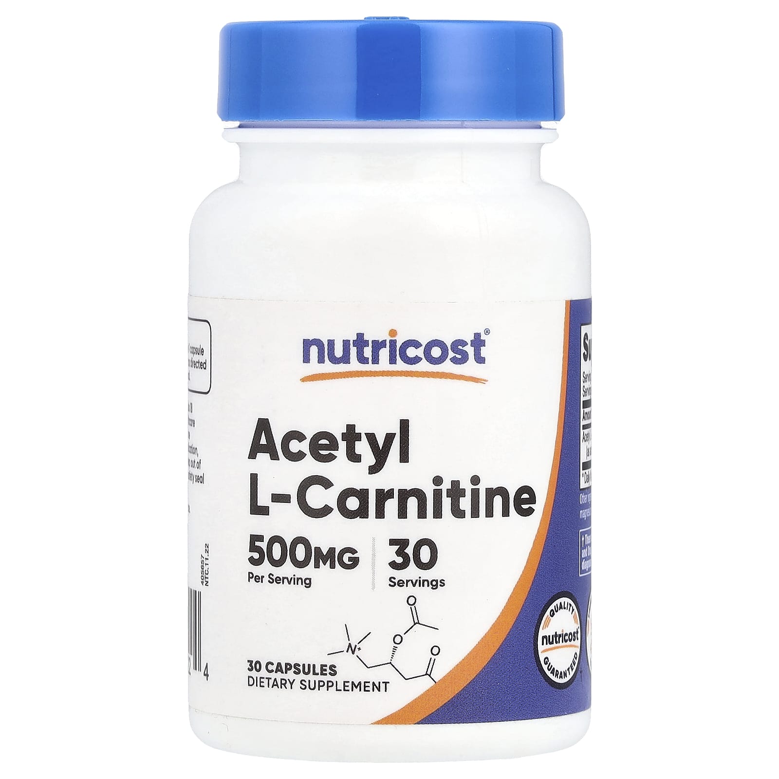 Nutricost Acetyl L-Carnitine 500 мг 30 капсул