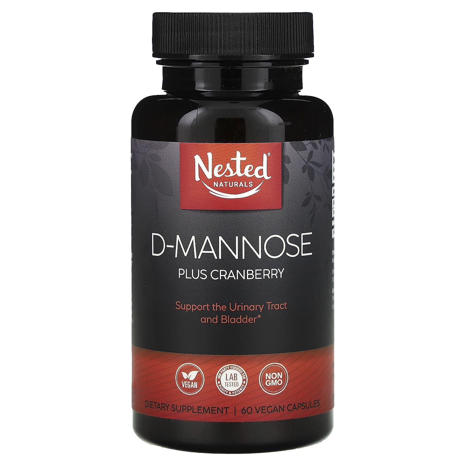 Nested Naturals D-Mannose Cranberry 60 капсул