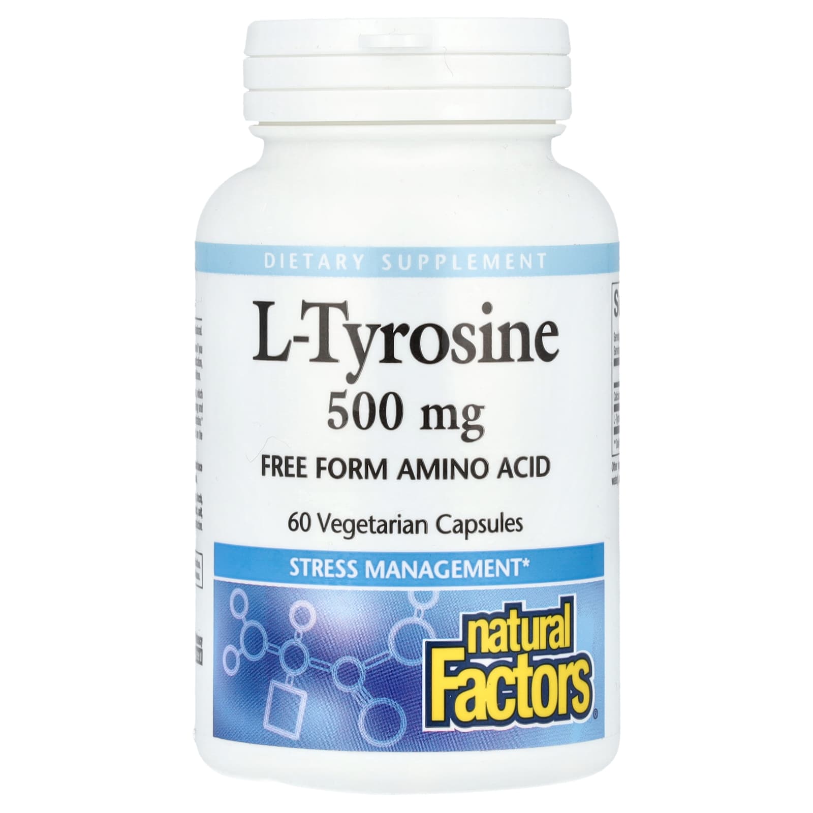 Natural Factors L-Tyrosine 500 мг 60 капсул