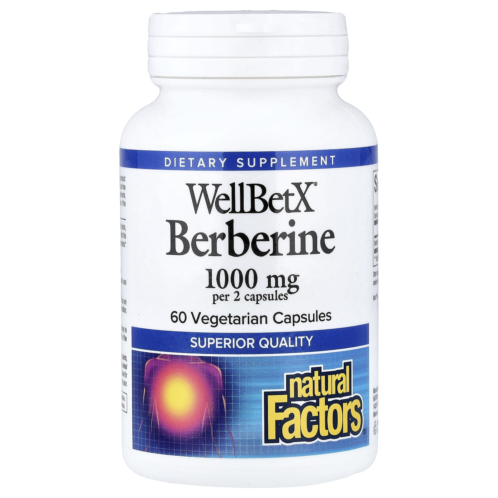 Natural Factors WellBetX Berberine 500 мг 60 капсул