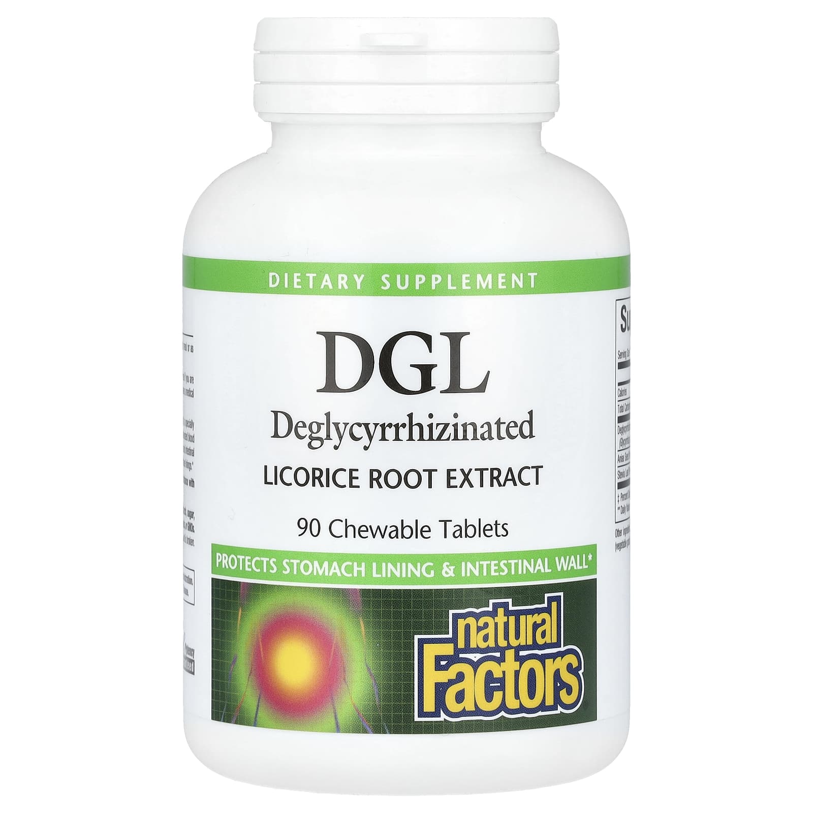 Natural Factors DGL Licorice Root 90 жевательных таблеток