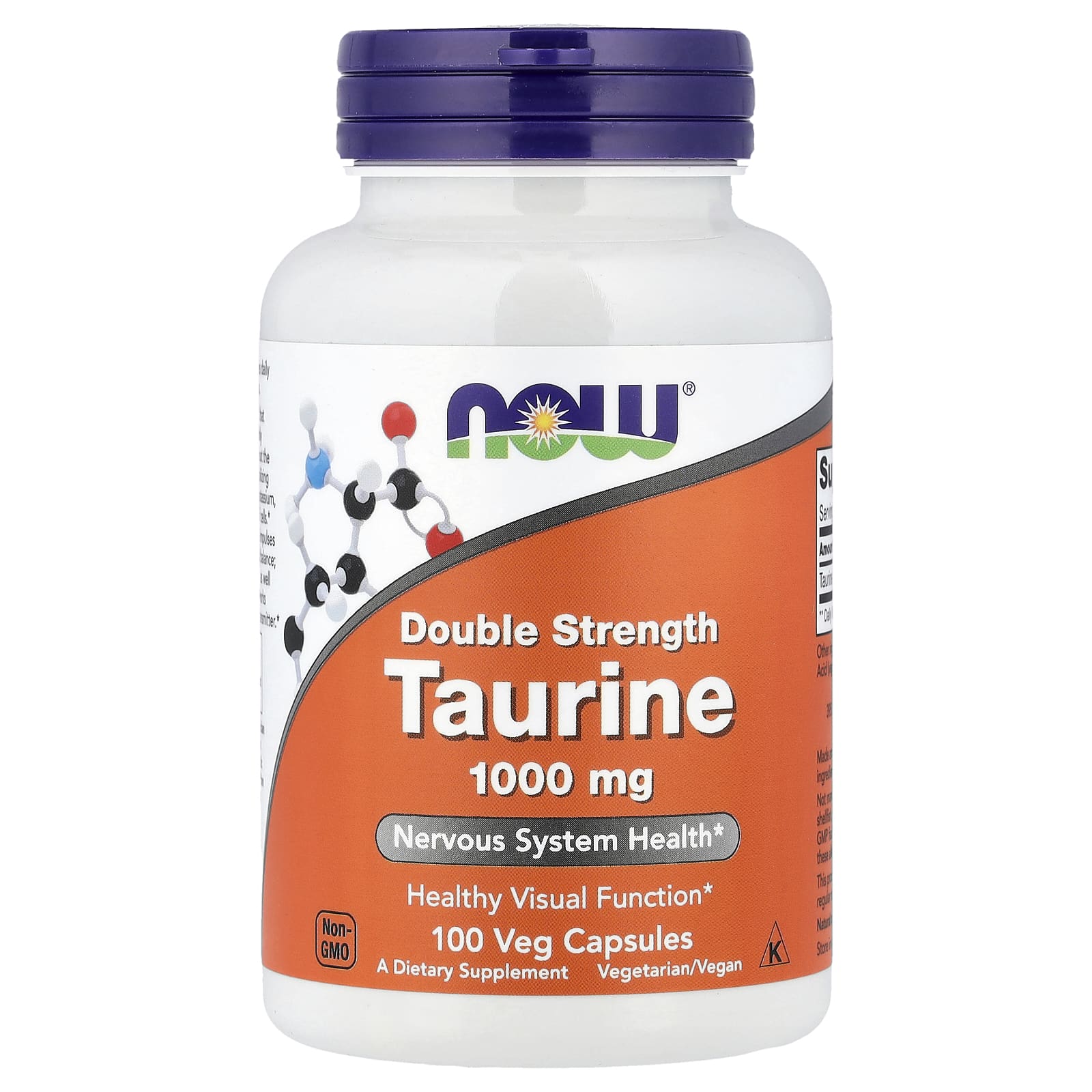 NOW Foods Taurine 1000 мг 100 капсул