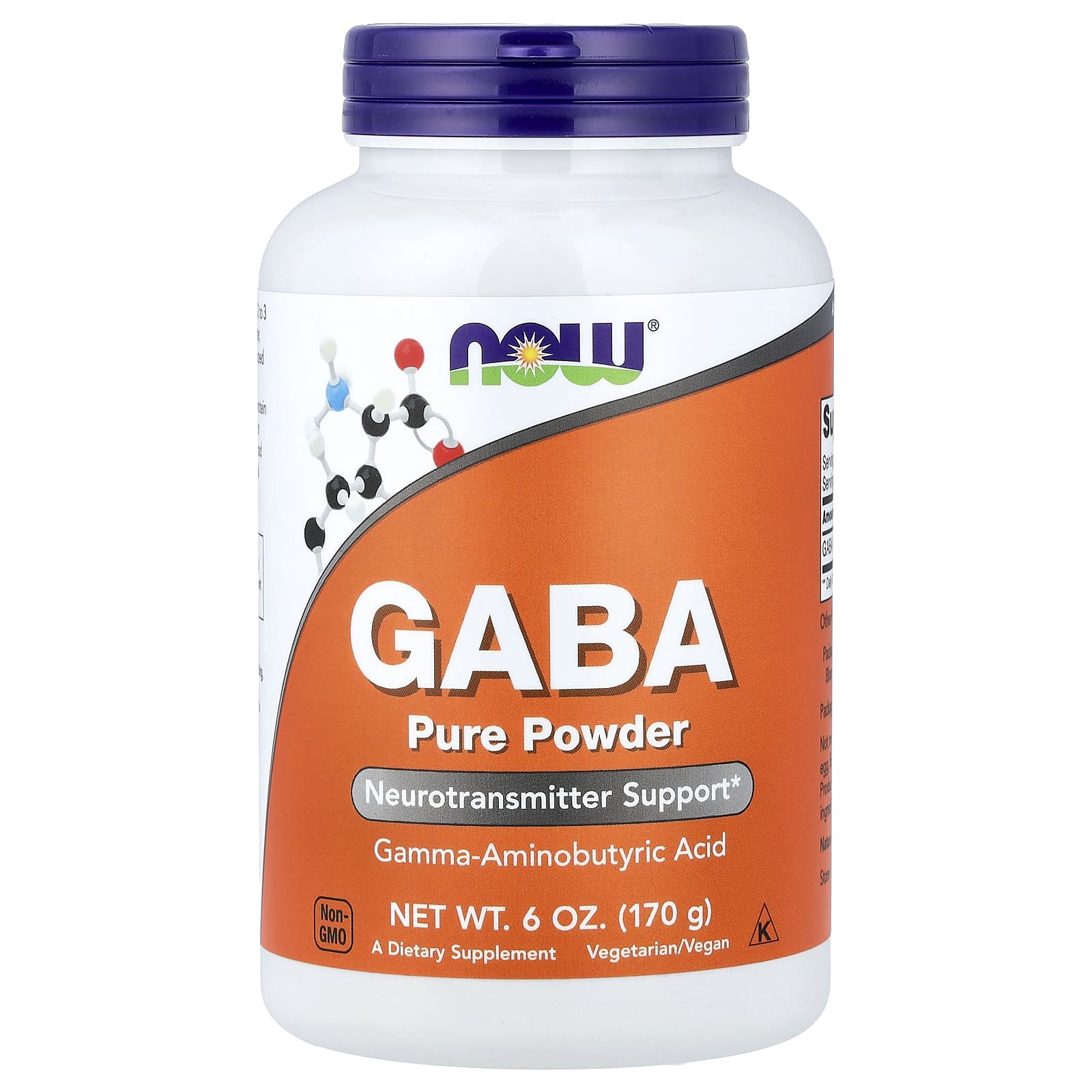 NOW Foods GABA Powder 170 г