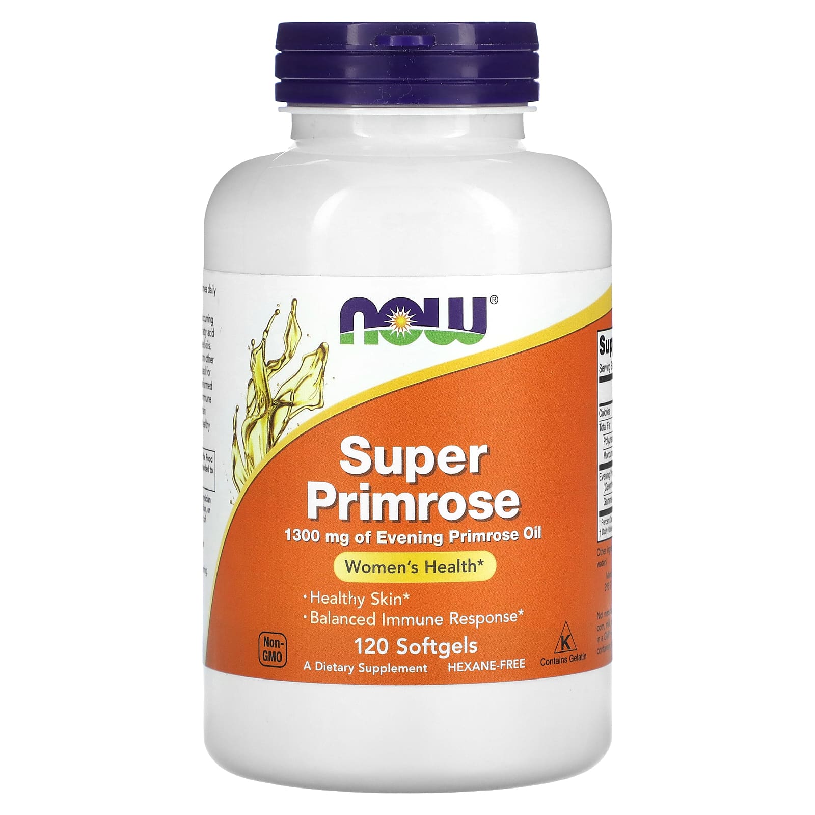 NOW Foods Evening Primrose Oil 1300 мг 120 капсул