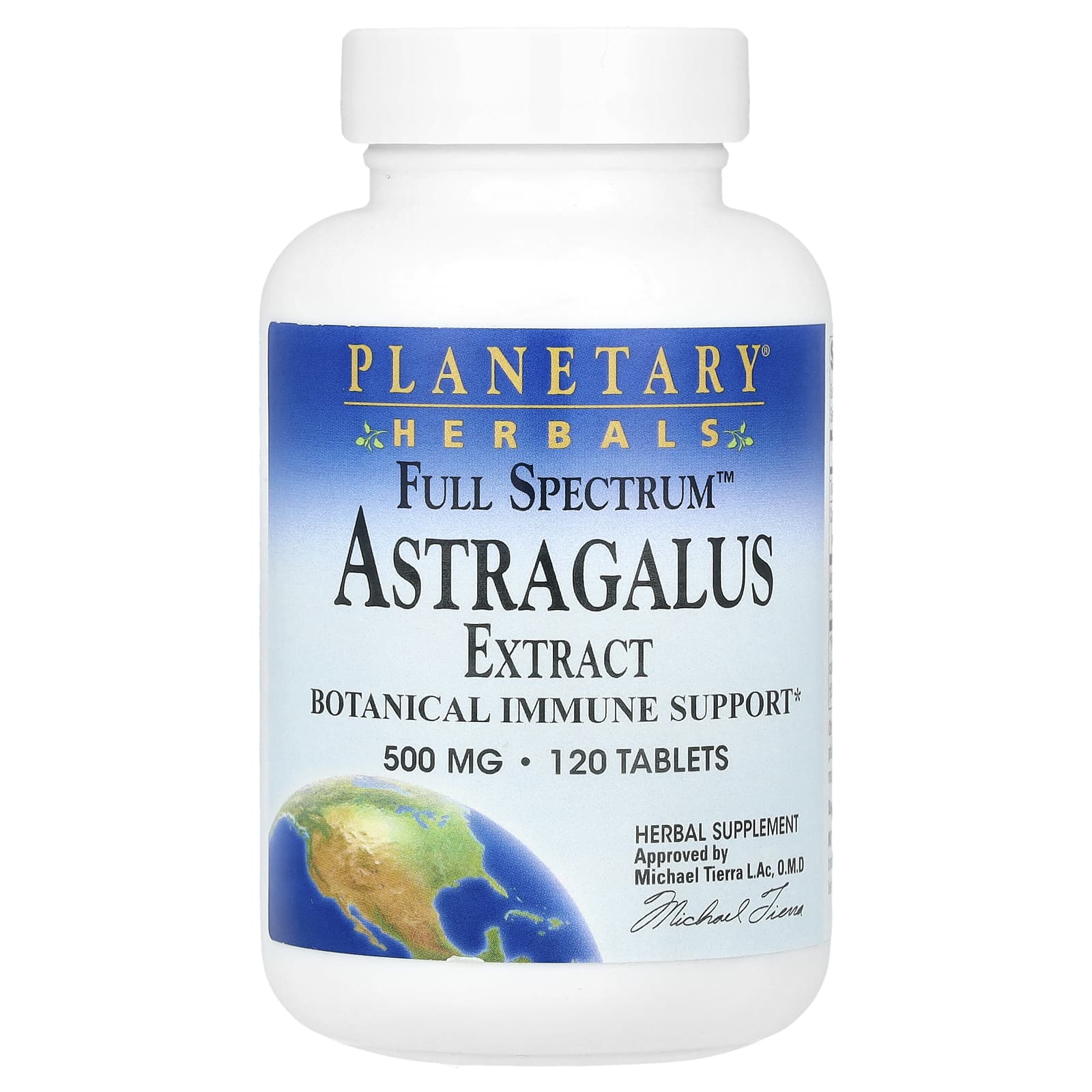 Planetary Herbals Astragalus Full Spectrum 120 таблеток