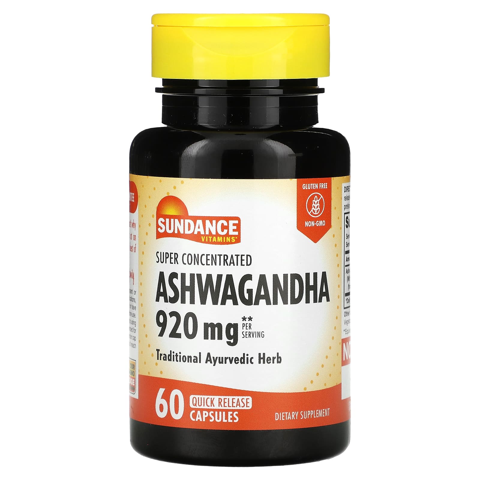 Sundance Vitamins Ashwagandha 460 мг 60 капсул