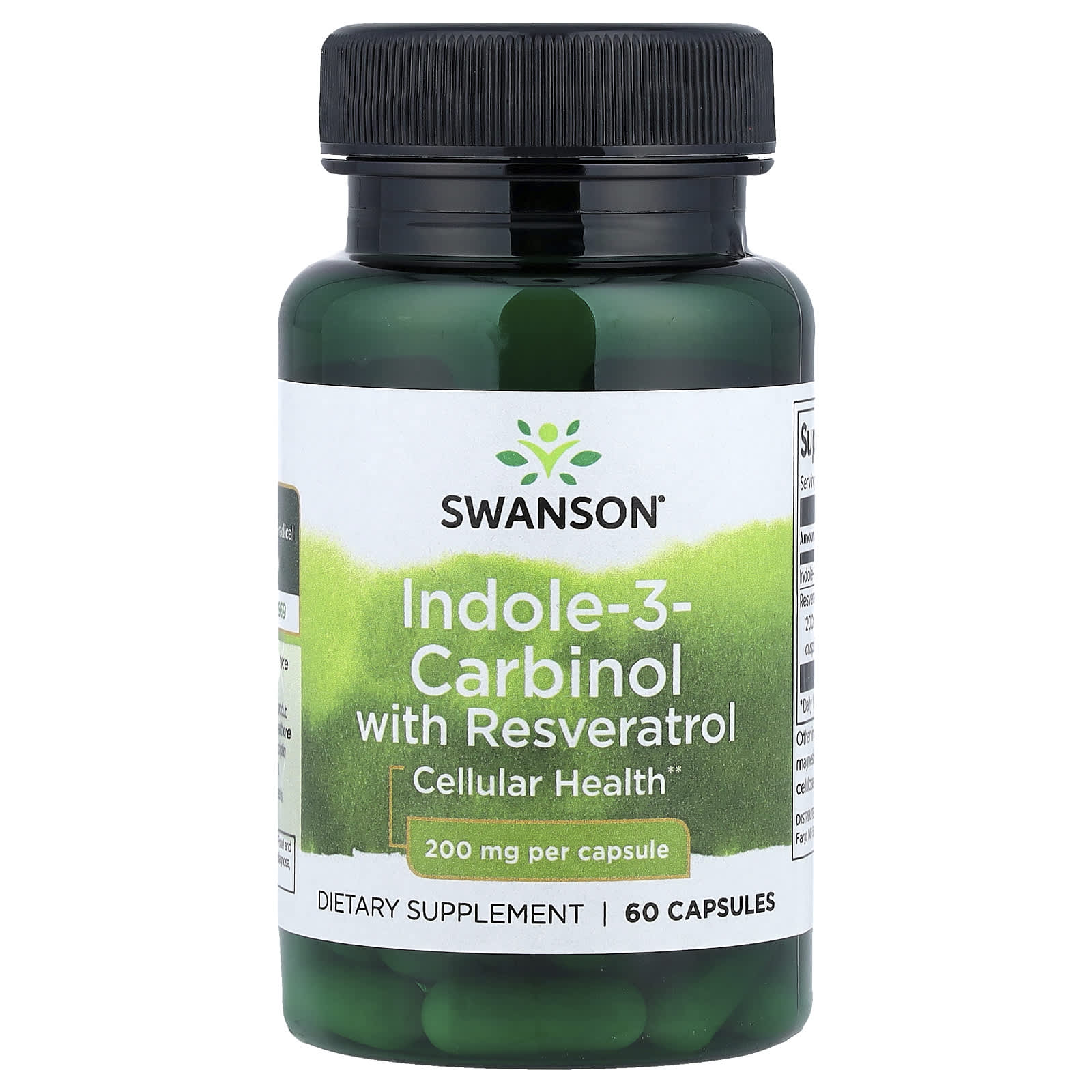 Swanson Indole-3-Carbinol + Resveratrol 60 капсул