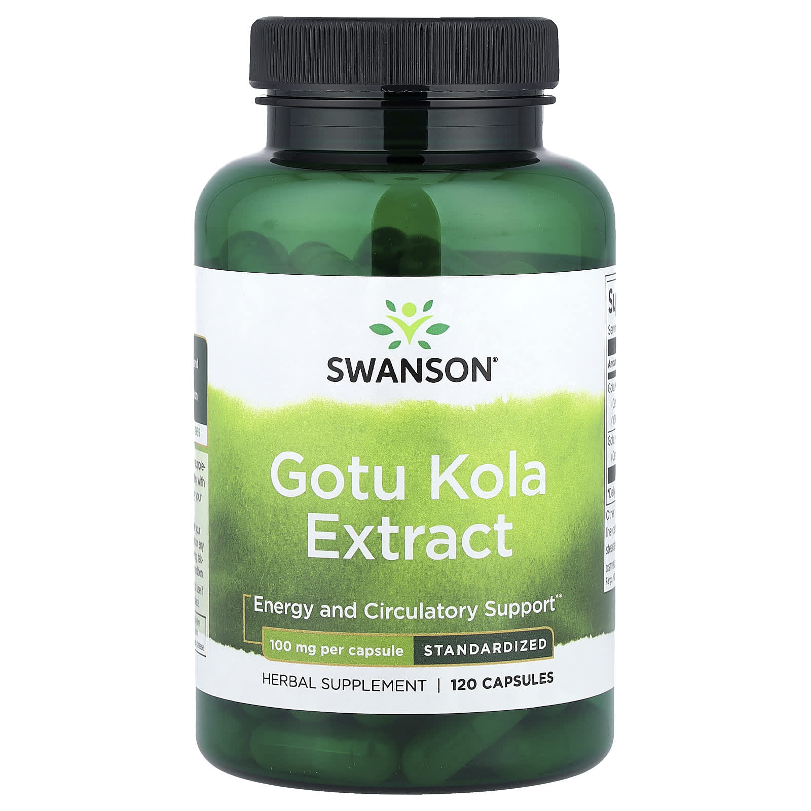 Swanson Gotu Kola Extract 100 мг 120 капсул