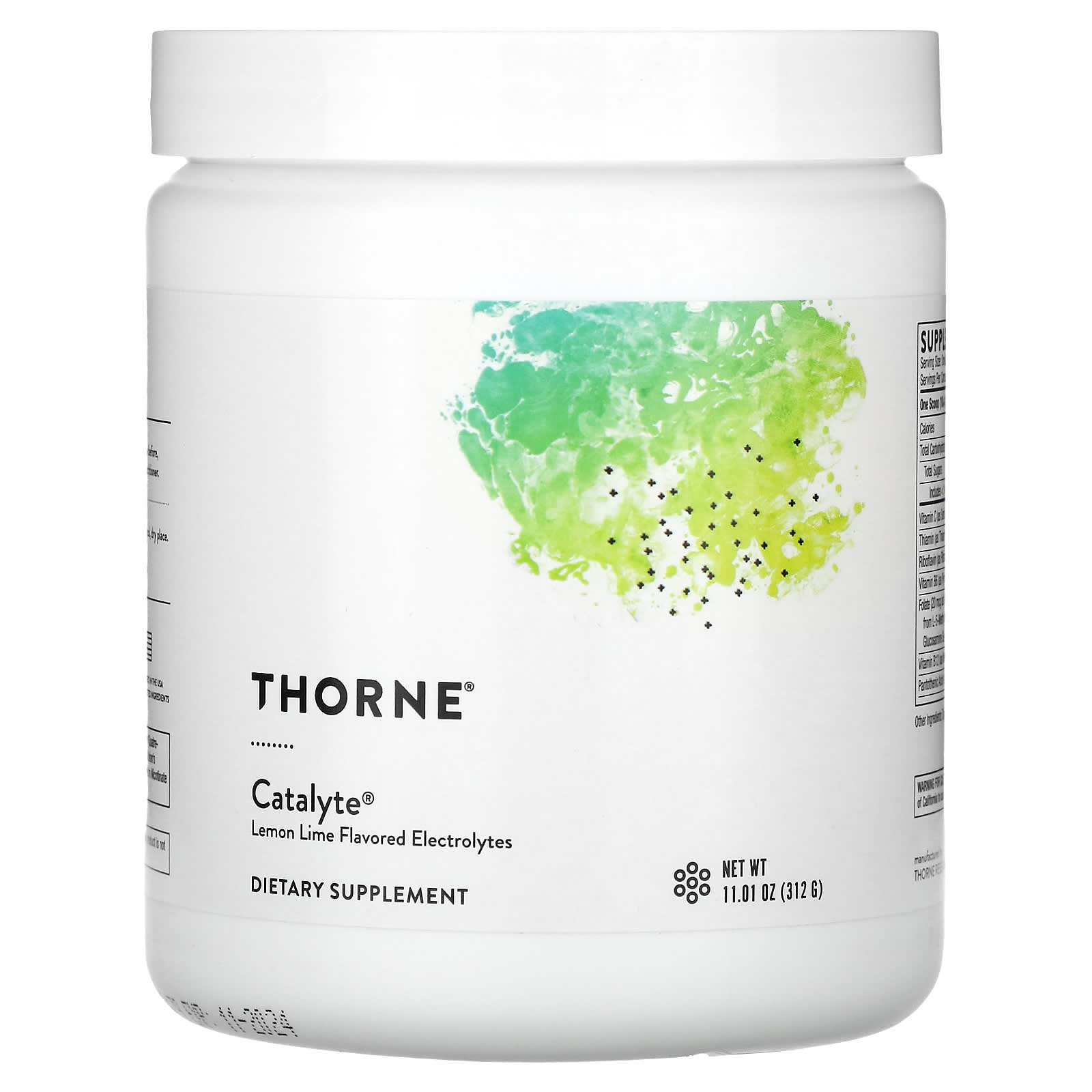 Thorne Catalyte Electrolytes Lemon Lime 312 г