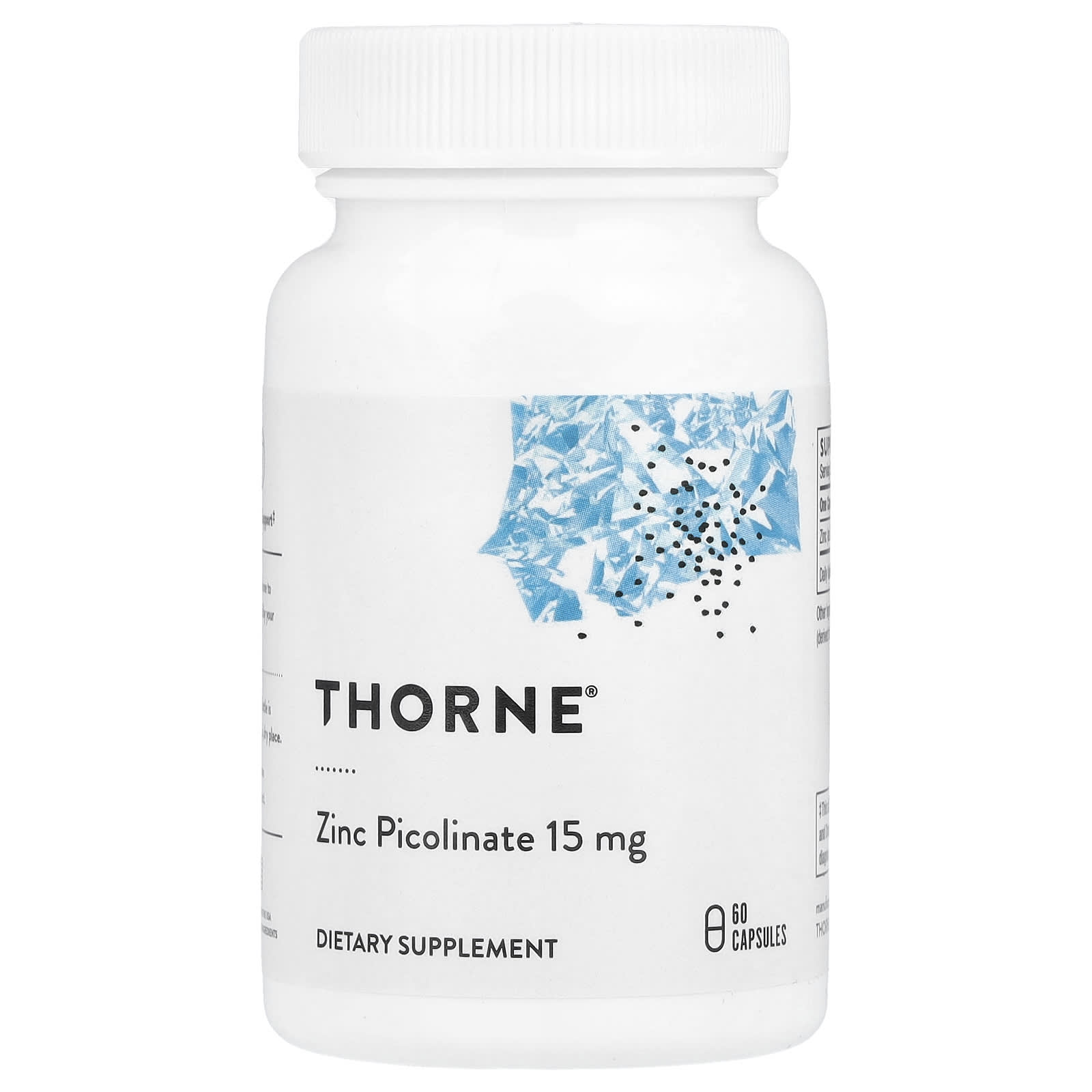 Thorne Zinc Picolinate 15 мг 60 капсул