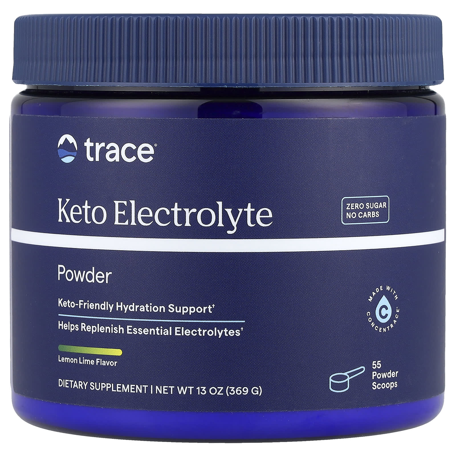 Trace Keto Electrolytes порошок лимон лайм 369 г