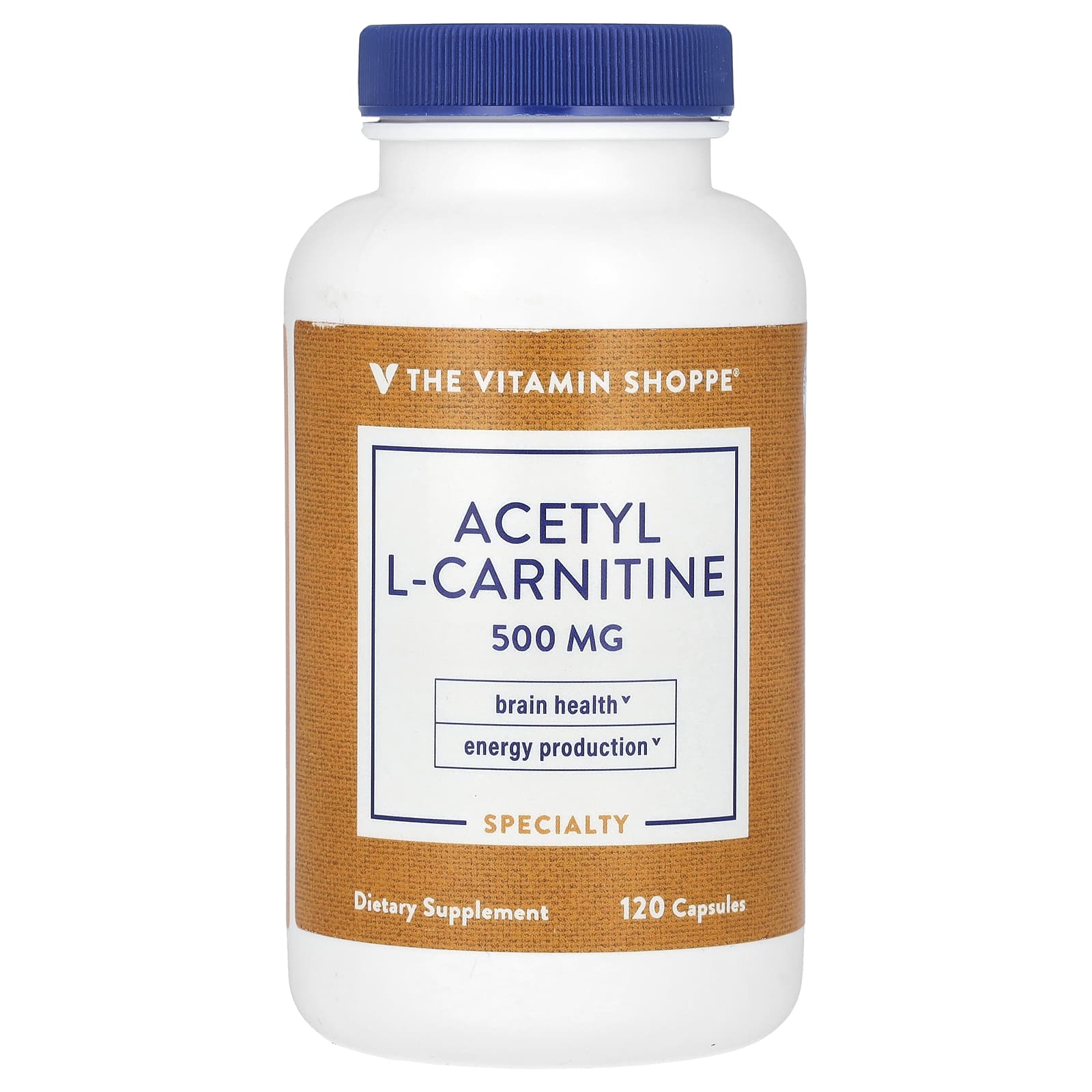 The Vitamin Shoppe Acetyl L-Carnitine 500 мг 120 капсул