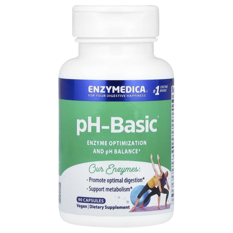 Enzymedica, pH-Basic 90 капсул