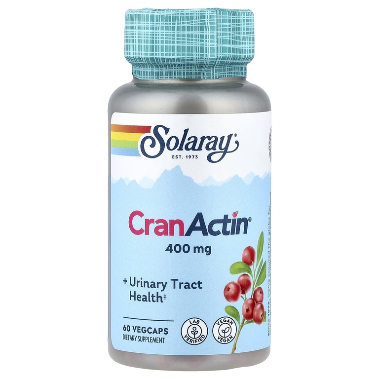 Solaray, CranActin®, 60 растительных капсул